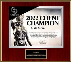 Slate Stern Client Champion 2022